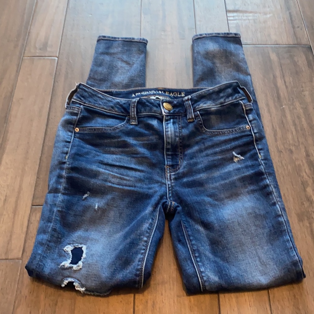 American Eagle Super Stretch Hi Rise Jegging Sz 2R‎